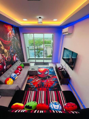 MARVEL Universe Retreat - Infinity Pool, Ps5, Private-Cinema with Pool-view Balcony - M4